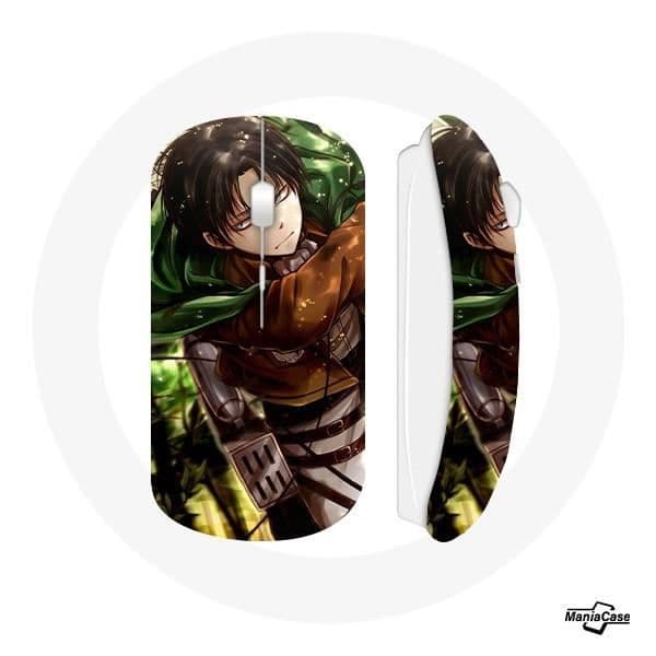 Souris utan tråd Attack on Titan Levi Ackerman Anime
