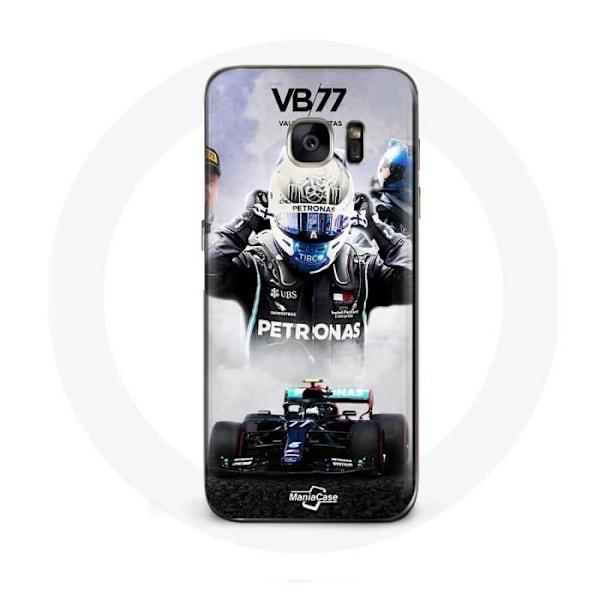 Skydd för Samsung Galaxy S6 edge Formel 1 Valtteri Bottas F1-racingförare Svart