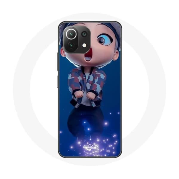 Coque Xiaomi Mi 11 Lite BTS TinyTAN Animaatio V Mic Drop