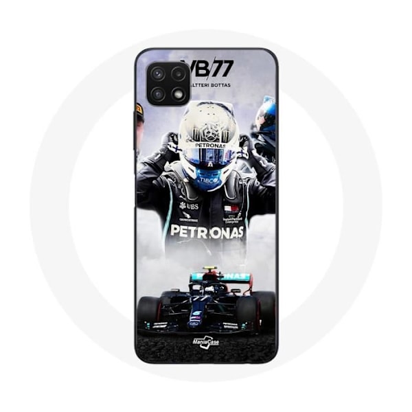Coque för Samsung Galaxy A22 5G Formel 1 Valtteri Bottas F1-förare Svart