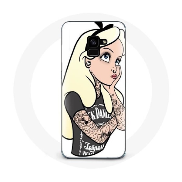 Coque för Samsung Galaxy A8 Plus Alice tatuerad prinsessa