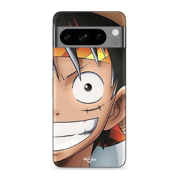 Cover til Google Pixel 8 Pro Monkey D. Luffy One Piece Manga anime svart