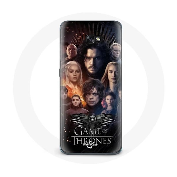 Coque för Samsung Galaxy A3 2017 Game of Thrones Säsong 8 Järntronen Affischen för Besättningen