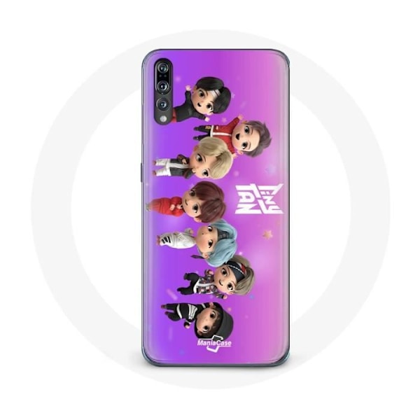 Coque för Huawei P20 Pro BTS TinyTAN Animation Affisch RM Jin Suga J-Hope Jimin Jungkook Och V Mic Drop Dans