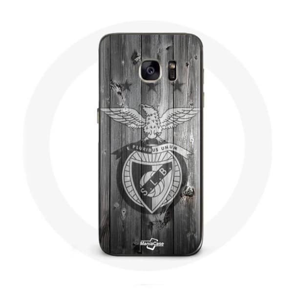 Coque - SLB - Samsung Galaxy S6 - Blød - Grå - Benfica Mønster Grå