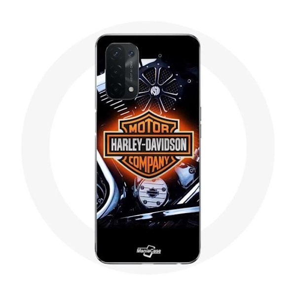 Coque för Oppo A74 5G Harley Davidson bilföretagslogga