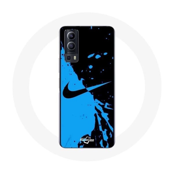 Coque - Maniacase - Vivo Y72 - Nike-logotyp - Mjuk - Sportig Blå och svart