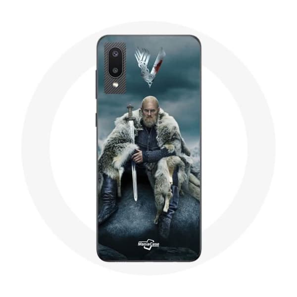 Coque - Viikingit - Samsung Galaxy A02 - Pehmeä - Harmaa - Suojaus Grå