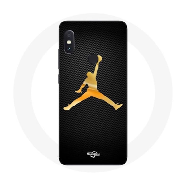 Coque - Xiaomi - Redmi Note 5 Pro - Gul - Michael Jordan Logo - Mjuk Gul
