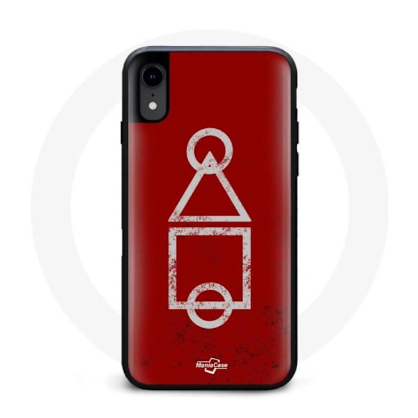Coque Iphone XS Squid Game logo neliö