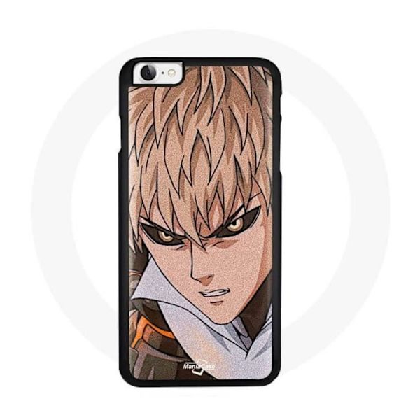 Cover - Maniacase - Iphone 4 - Blød - Sort - One Punch Man