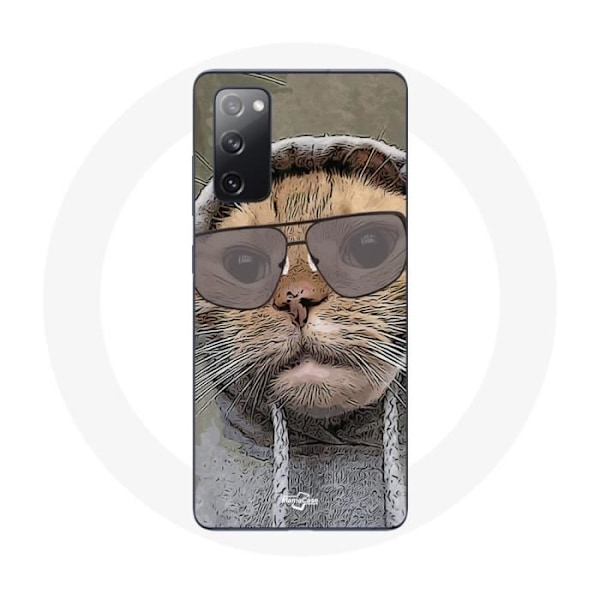 Mobilskal för Samsung Galaxy S20 FE Roligt djurbild med huva