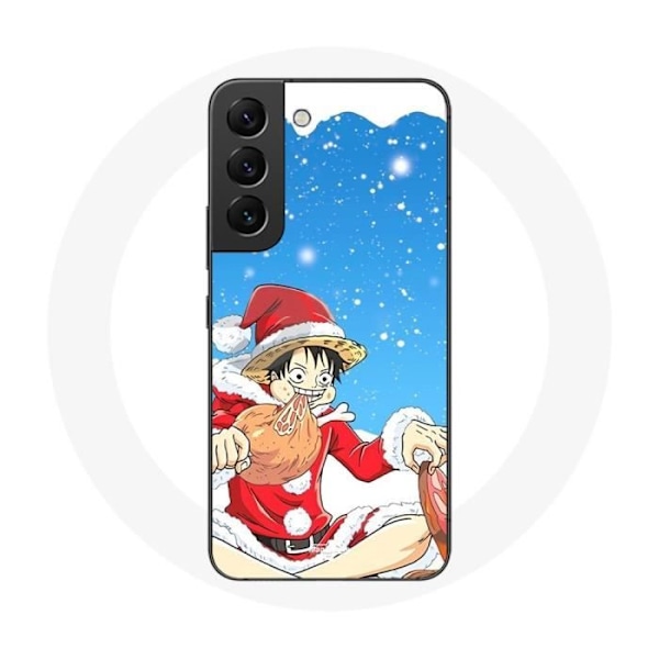 Mobilskal för Samsung Galaxy S21 FE Anime One Piece Luffy Juldagen 2023