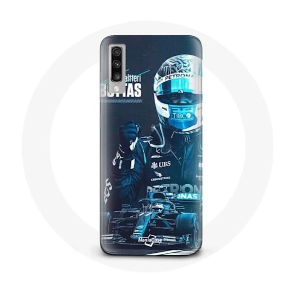 Coque för Samsung Galaxy A50 Formel 1 Valtteri Bottas F1-förare Svart