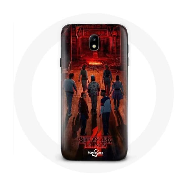 Cover til Samsung Galaxy J7 2017 Stranger Things Plakat Crew Fan Art Sæson 4