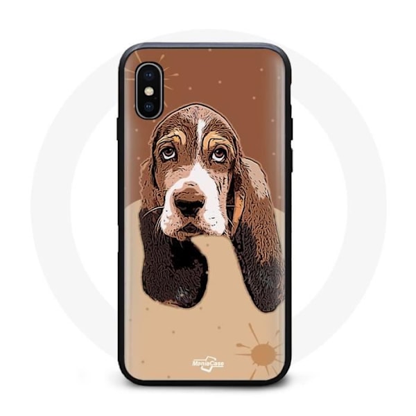 Coque Iphone XS max Basset Hound