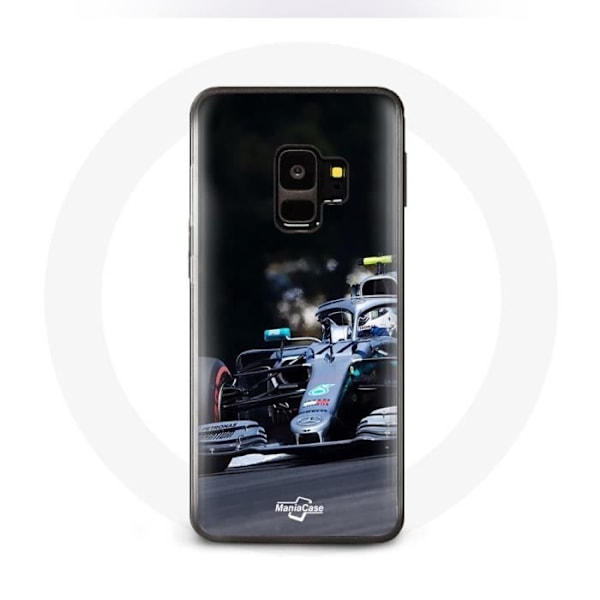 Coque för Samsung Galaxy S9 Plus Formel 1 Valtteri Bottas F1-förare Svart
