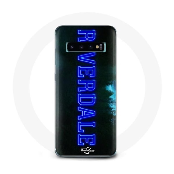 Coque för Samsung Galaxy s10 edge Riverdale Serie Logotyp blå