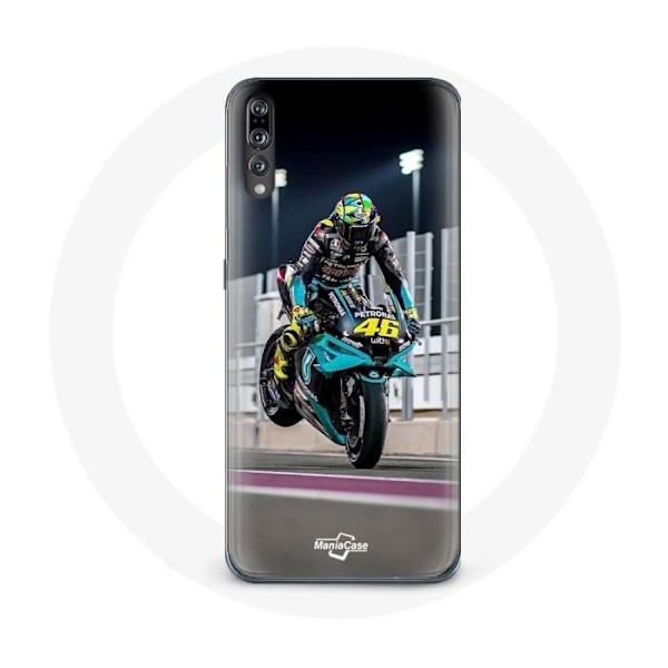 Skyddande skal för Huawei P20 - Valentino Rossi - MotoGP - Flexibelt - Grå