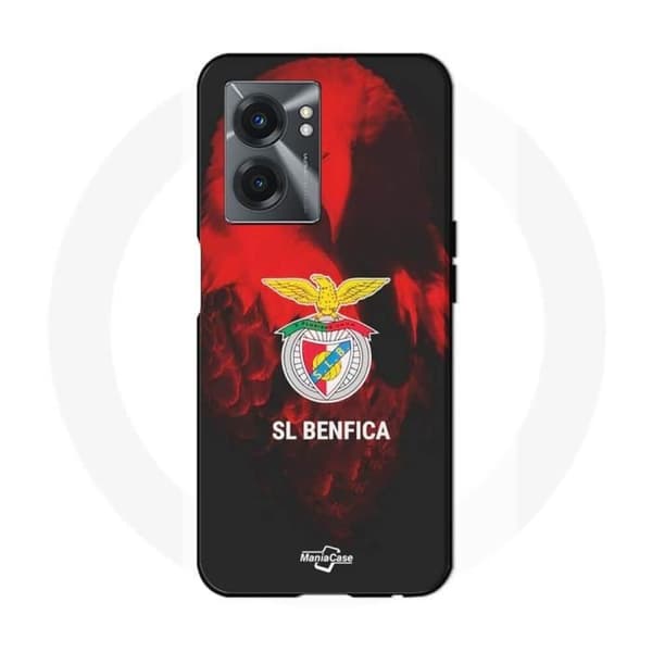 Coque - Realme - V23 - Blød - Benfica ørn - Hvid