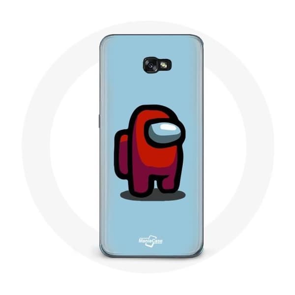 Coque Samsung Galaxy A5 Among Us videopeli Sininen tausta
