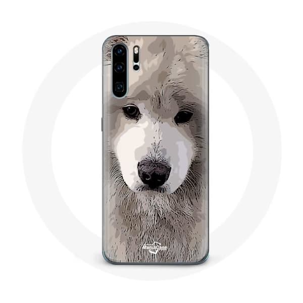 Cover til Huawei P30 Pro Samoyed Grå Race af hunde