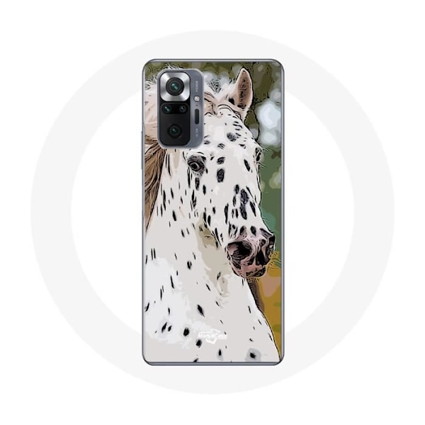 Coque för Xiaomi Redmi Note 10 Pro Appaloosa Vit häst