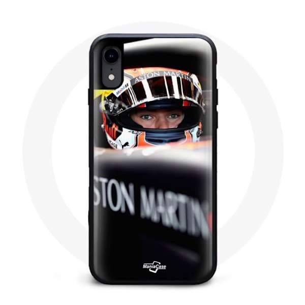 Coque - Formel 1 - Iphone X - Flexibel - Svart - Mönster Verstappen