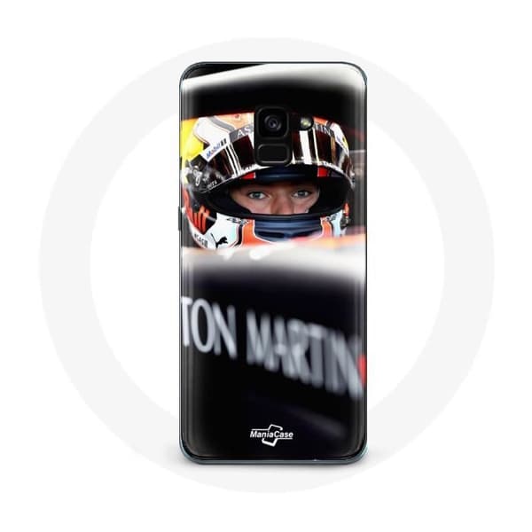 Cover til Samsung Galaxy A8 Plus Formel 1 Max Verstappen Bilfører