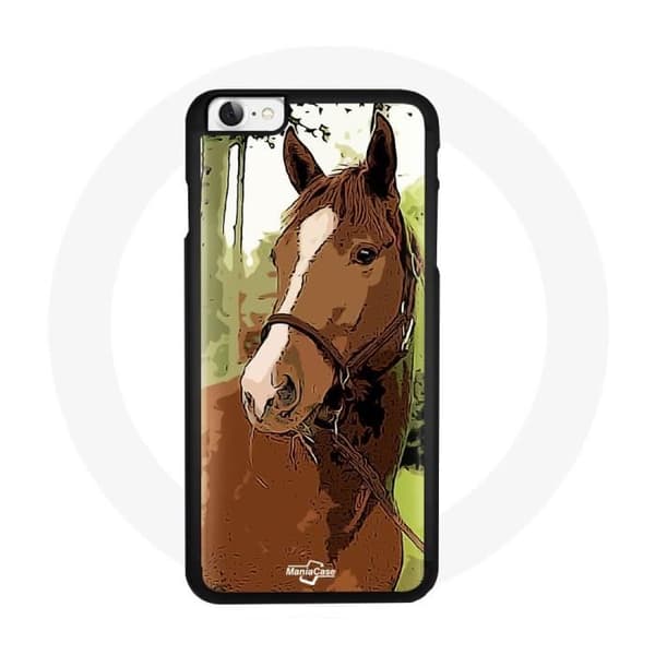 Coque - Quarter Horse - iPhone SE - Blød - Sort - Unisex