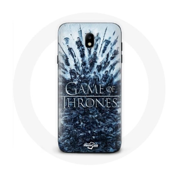 Coque för Samsung Galaxy J7 2017 Game of Thrones säsong 8 Avsnitt 1 Järntronen Karaktärer log