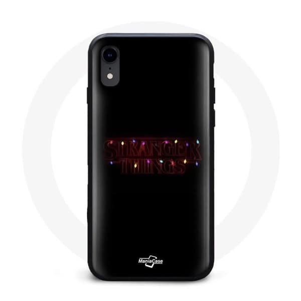 iPhone XS Suojakuori Stranger Things Juliste Logo Hyvää joulua