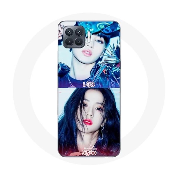 Coque för Oppo A93 Blackpink K-pop Flickor Lisa och Jisoo Lovesick girls poster albumet