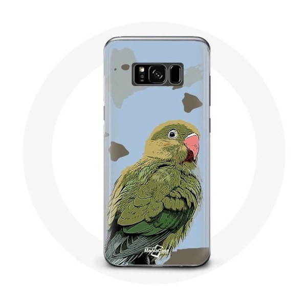 Coque för Samsung Galaxy S8 Plus Parakiter Grön fåglar