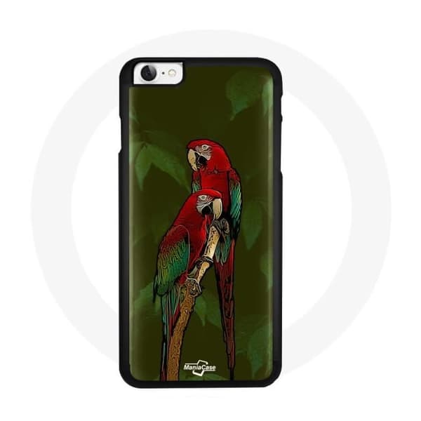 Coque iPhone SE Pionus Papegoja Röd