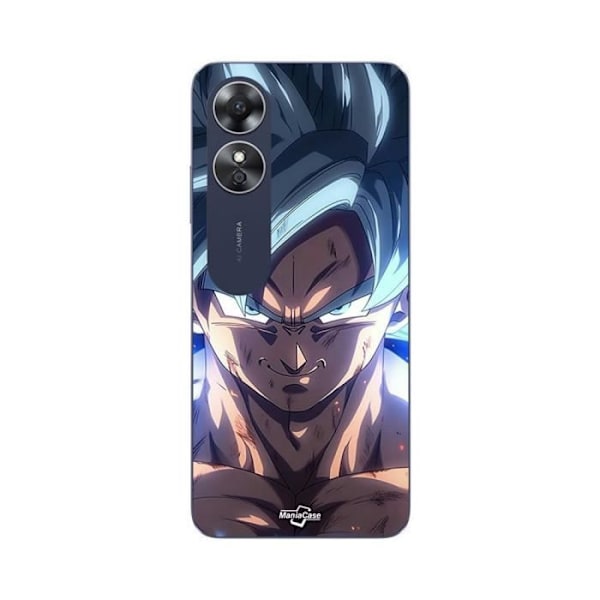 Coque Oppo A17 Dragon Ball Z GOKU Ultra instinct ansikte arg Maniacase