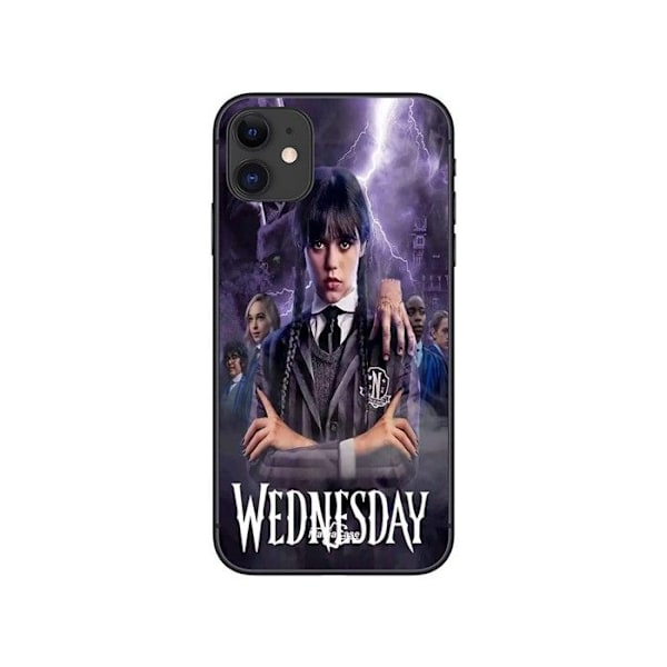 Telefonksydd - Maniacase - Iphone 11 - Mjuk - Silikon - Mercredi Adams Svart