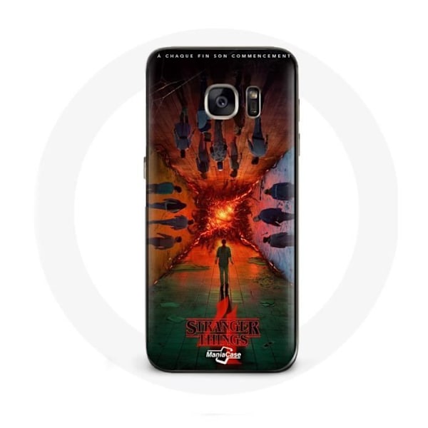 Coque för Samsung Galaxy S6 Edge Stranger Things Säsong 4 Affisch Utrustning av den Nya Teorin
