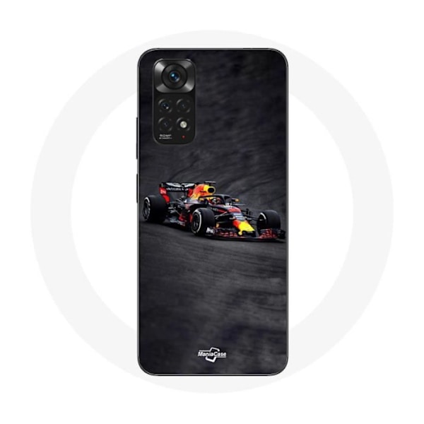 Skal för Xiaomi Redmi Note 11S Formel 1 Max Verstappen F1 svart röd och gul