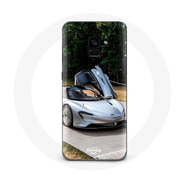 Cover til Samsung Galaxy A8 Plus Formel 1 McLaren Bil Grå