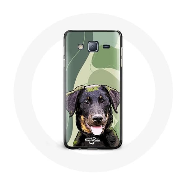 Coque - Beauceron - Samsung Galaxy J3 2016 - Blød - Sort - Beskyttelse Svart