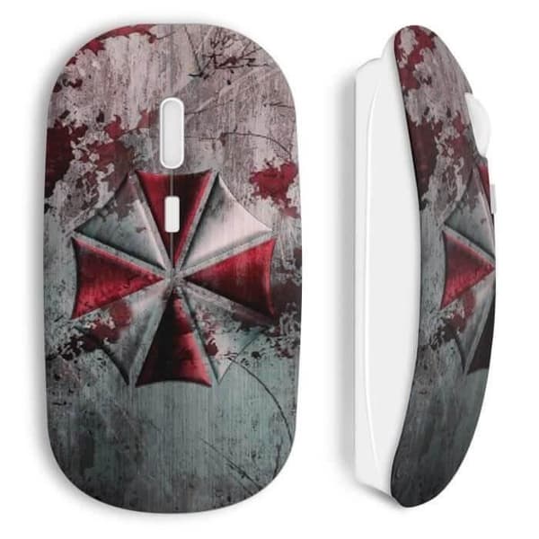 Trådlös Mus - Resident Evil - Kompatibel med Mac och PC - USB WiFi - Vit - Ergonomisk