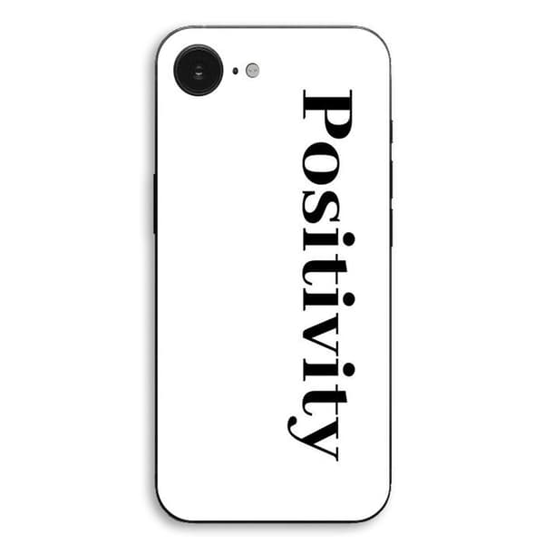 Skal för iPhone 16E Positivity Maniacase Svart