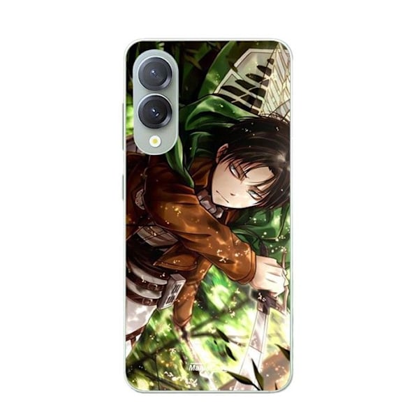 Coque för Samsung Galaxy S25 Edge Attack on Titan Levi Ackerman Maniacase Svart