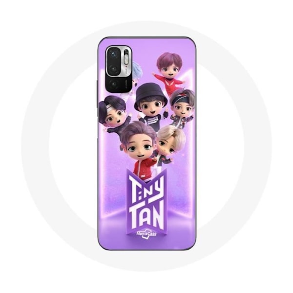 Coque för Xiaomi Redmi Note 10 5G BTS TinyTAN Animation Affisch RM Jin Suga J-Hope Jimin Jungkook Och V