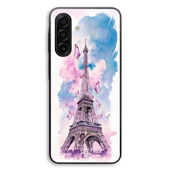 Samsung Galaxy A56 Eiffel-torni värikäs perhonen Maniacase Svart