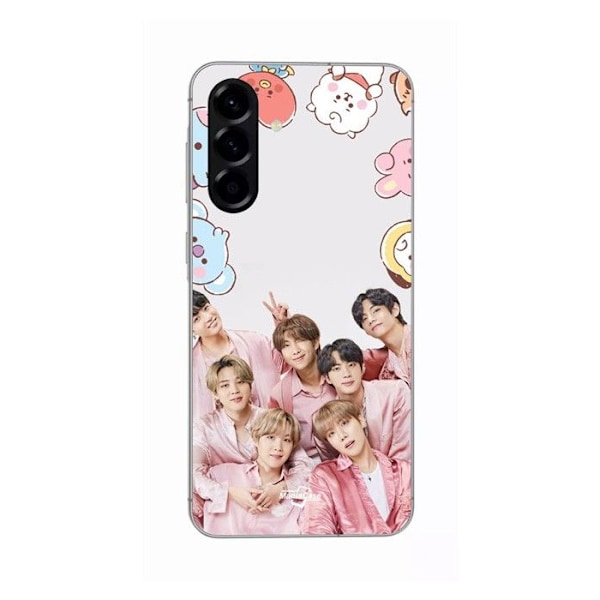 Coque - Maniacase - Samsung Galaxy A56 - Silikon - Kpop BTS Rose - Mjuk Svart
