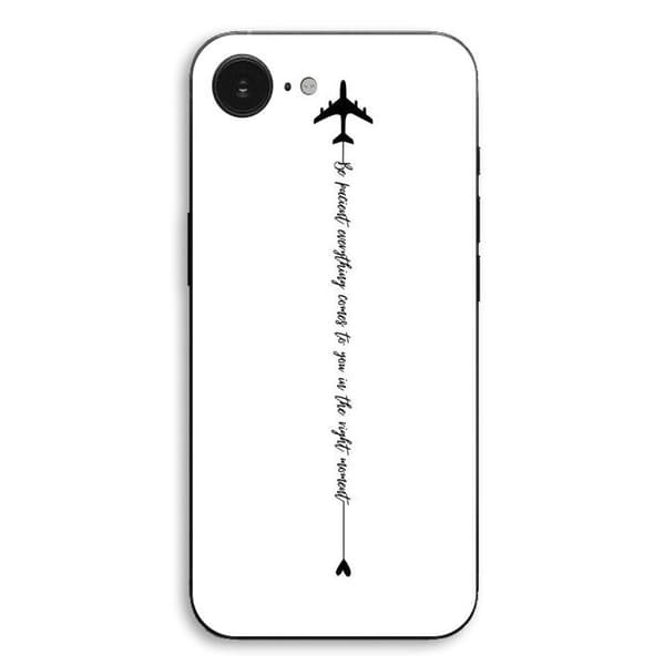 Cover til iPhone 17e Vær tålmodig Maniacase Svart