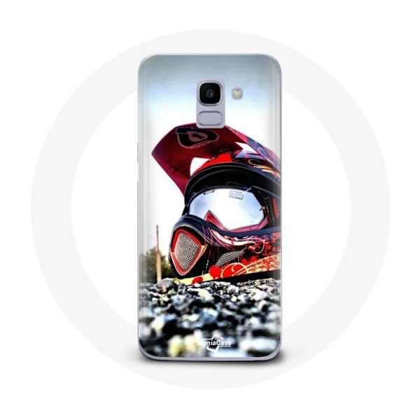 Coque för Samsung Galaxy A6 2018 Motorcross hörlurar