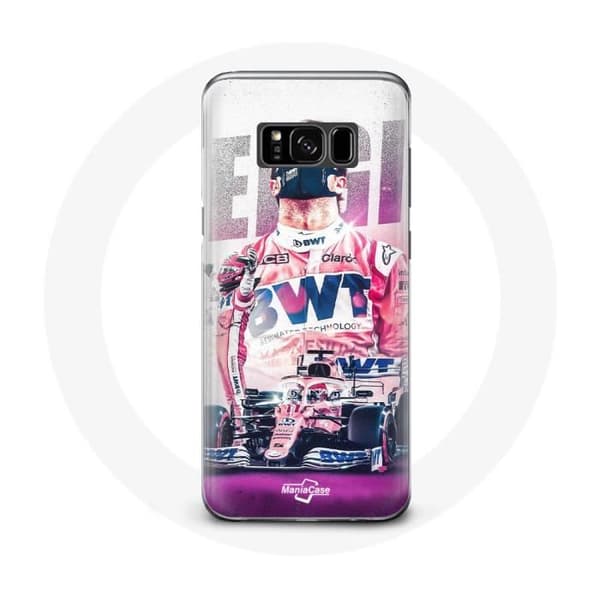 Coque - Formula 1 - Sergio Pérez - Samsung Galaxy S8 - Pehmeä - Vaaleanpunainen